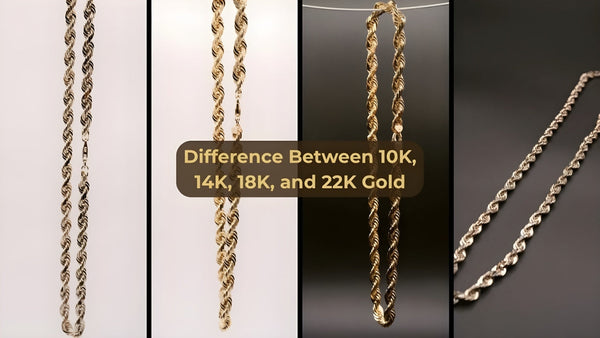 What is the Difference Between 10K, 14K, 18K, and 22K Gold?