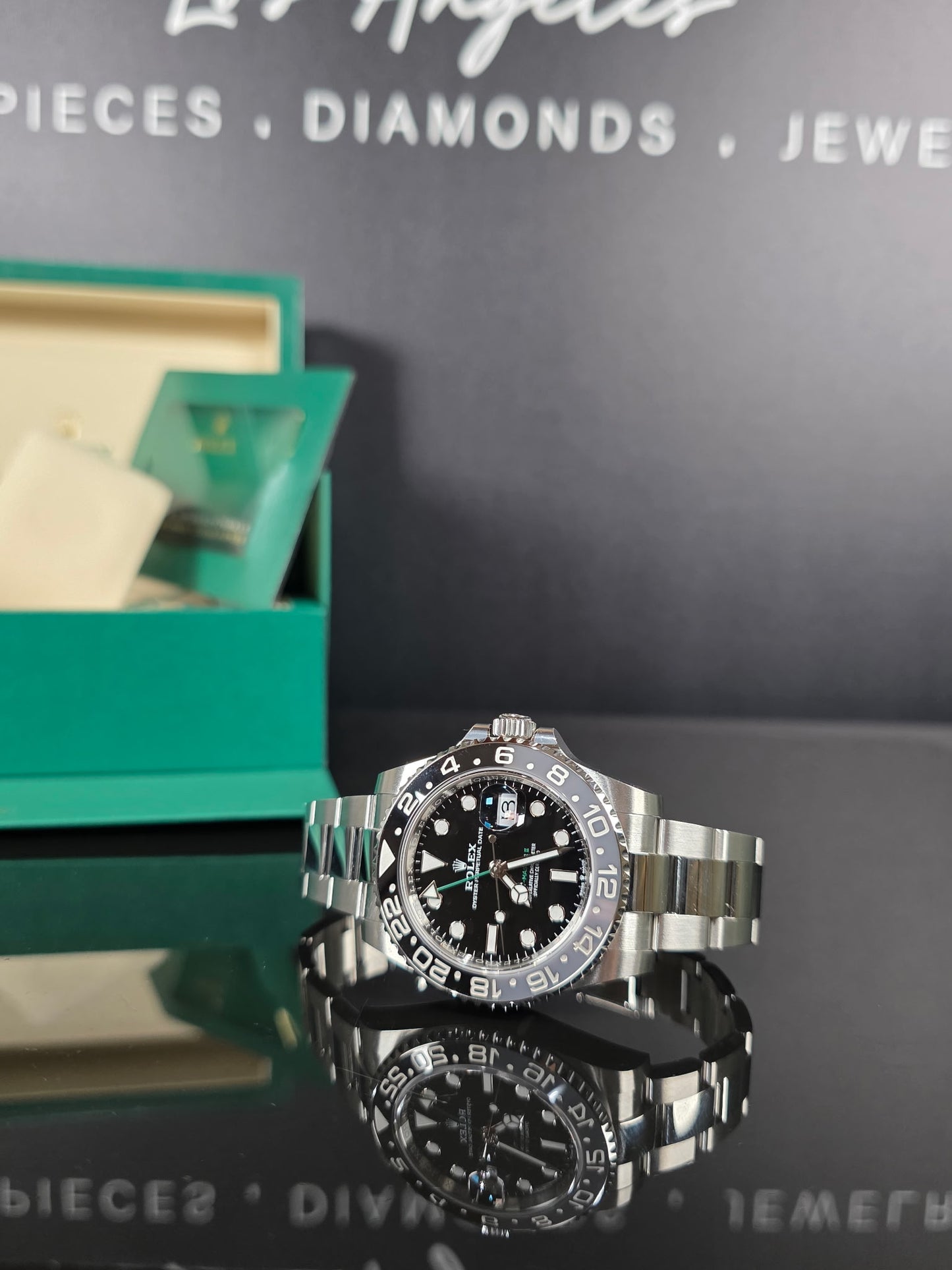 black dial rolex