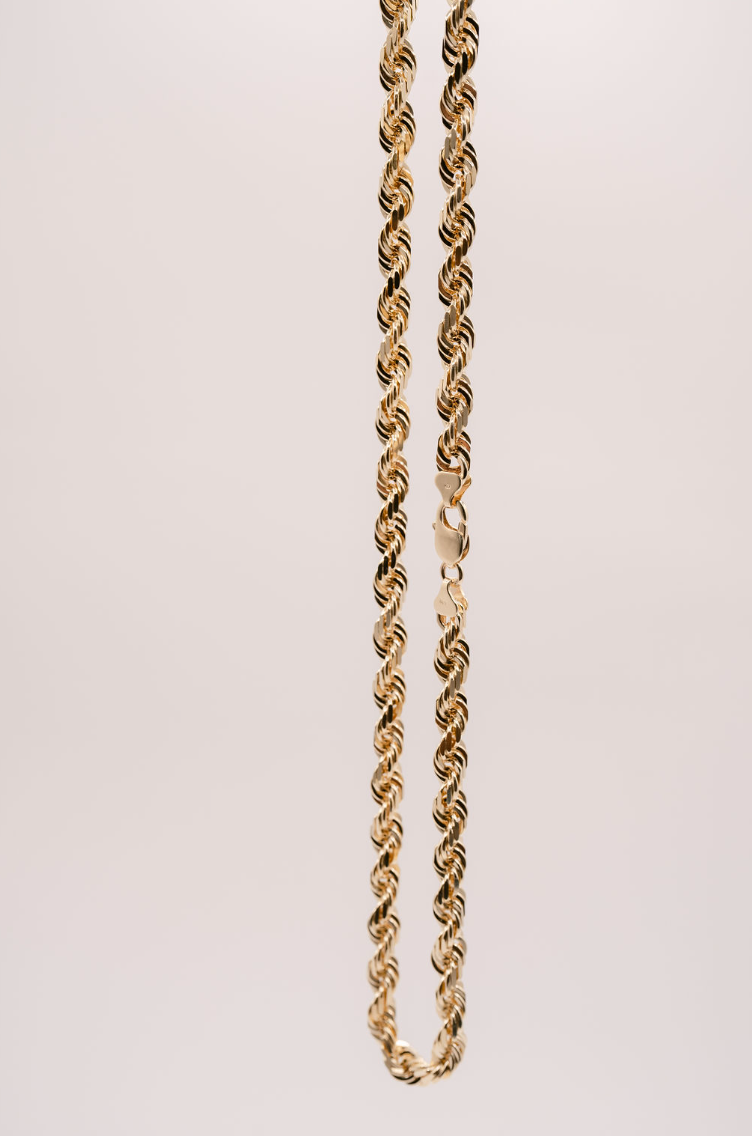 14k gold rope chain