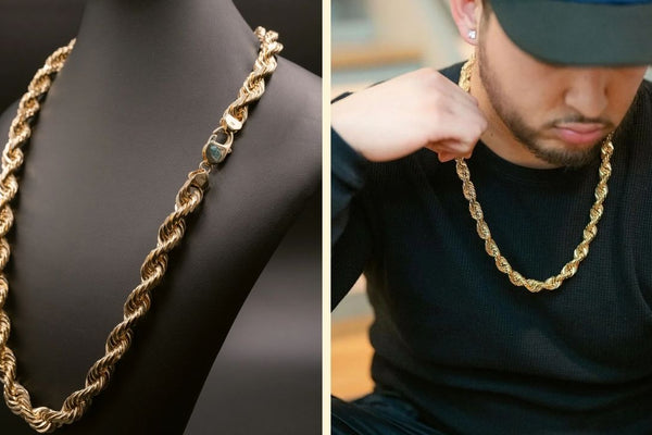 What Size Rope Chain Looks Best on Men