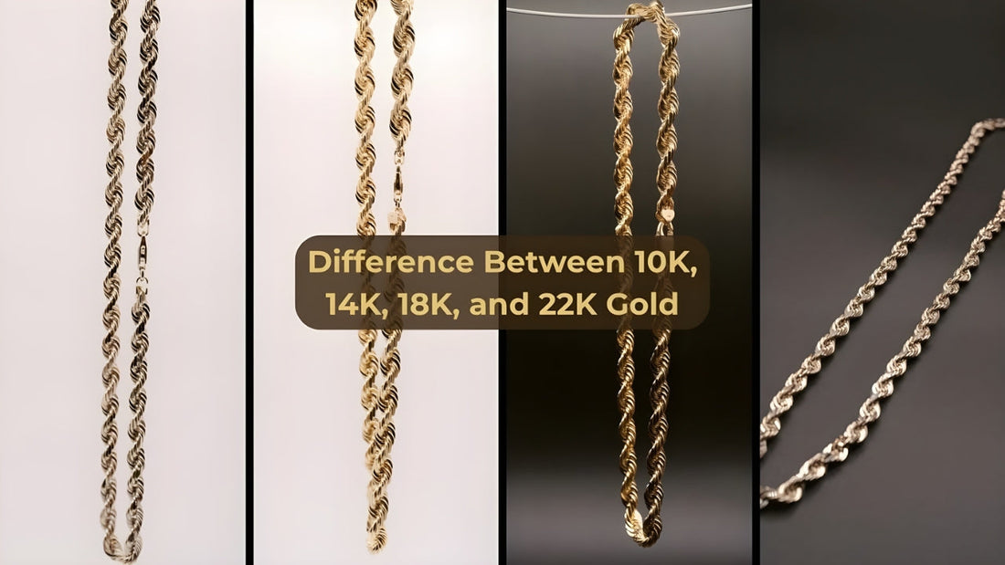 Difference Between 10K, 14K, 18K, and 22K Gold