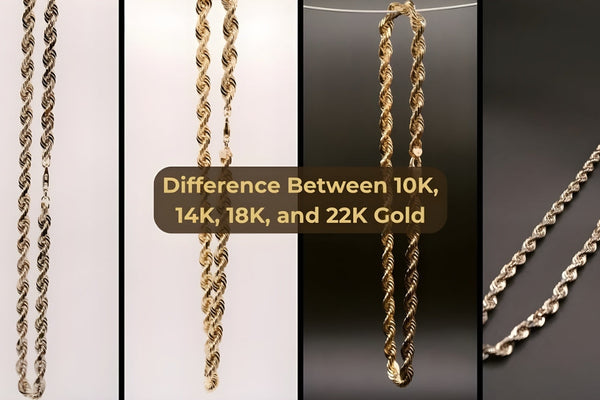 What is the Difference Between 10K, 14K, 18K, and 22K Gold?