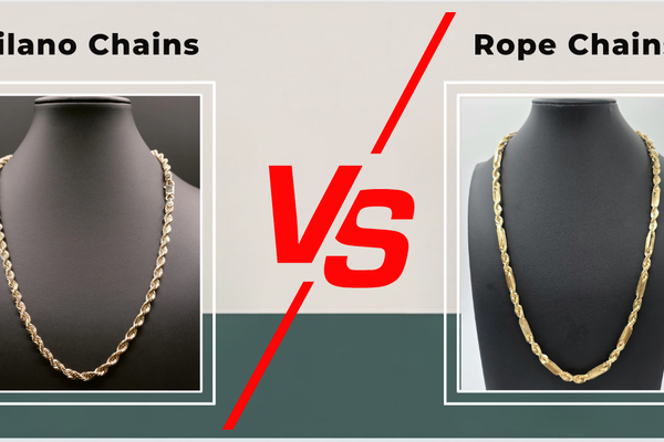 Milano Chains vs. Rope Chains: What’s the Difference?