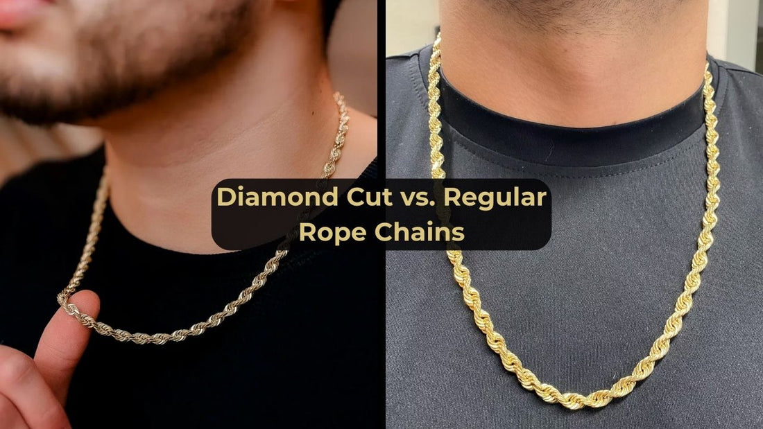 Diamond Cut vs. Regular Rope Chains: Which is Better – Rope Chain LA