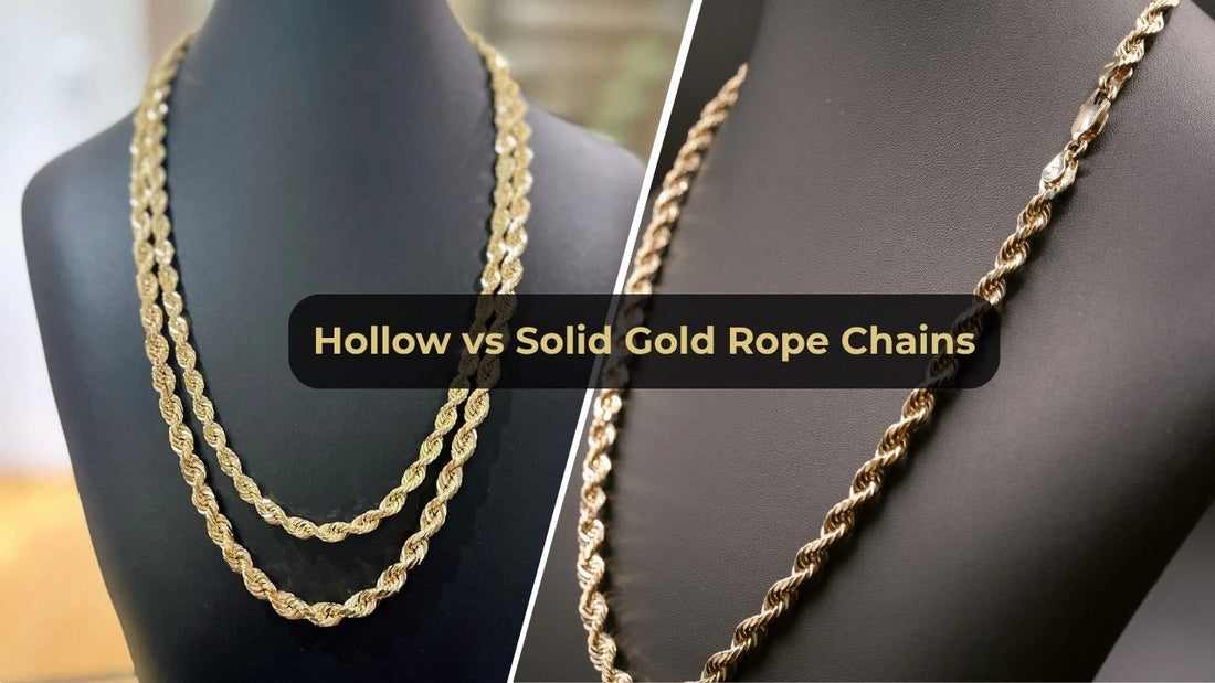 Hollow vs Solid Gold Rope Chains: Which Is Better? – Rope Chain LA