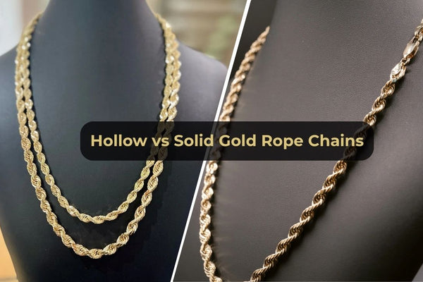 Hollow vs Solid Gold Chains: Which Rope Chain Is Right for You?