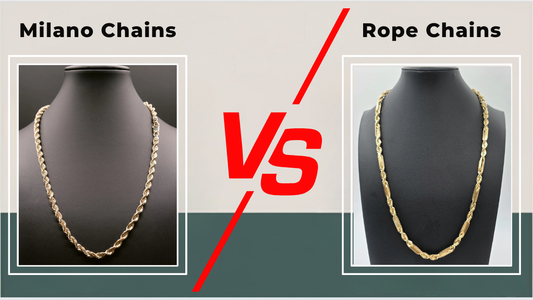 Milano Chain vs Rope Chain. Which One Matches Your Look.