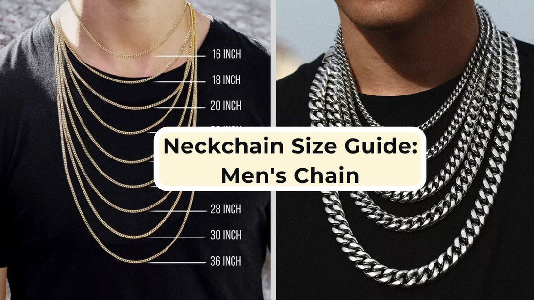 Neckchain Size Guide: Find the Perfect Length Men's Chain