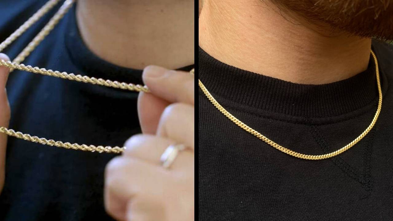 Comp Chain Vs Comp Rope Solid vs Hollow Rope Chain: What Is the Real Difference? – Rope Chain LA