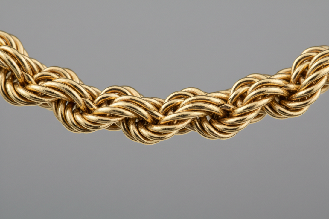 The Engineering Behind the Rope Chain: Why Its Twisted Structure Makes It One of the Strongest Gold Chains Ever Designed