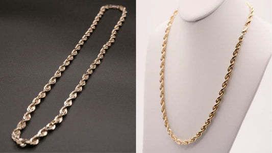 Diamond Cut Rope Chain vs Regular Rope Chain. Which One Is Better?