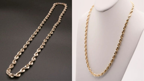 Diamond Cut Rope Chain vs Regular Rope Chain. Which One Is Better?”