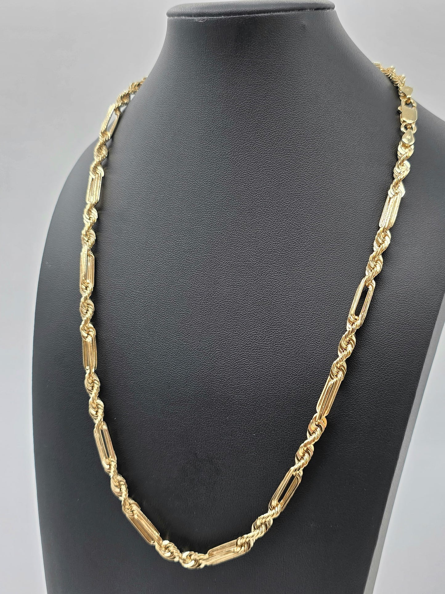 (10KT) 12MM - 20MM: Yellow Gold Milano Chain