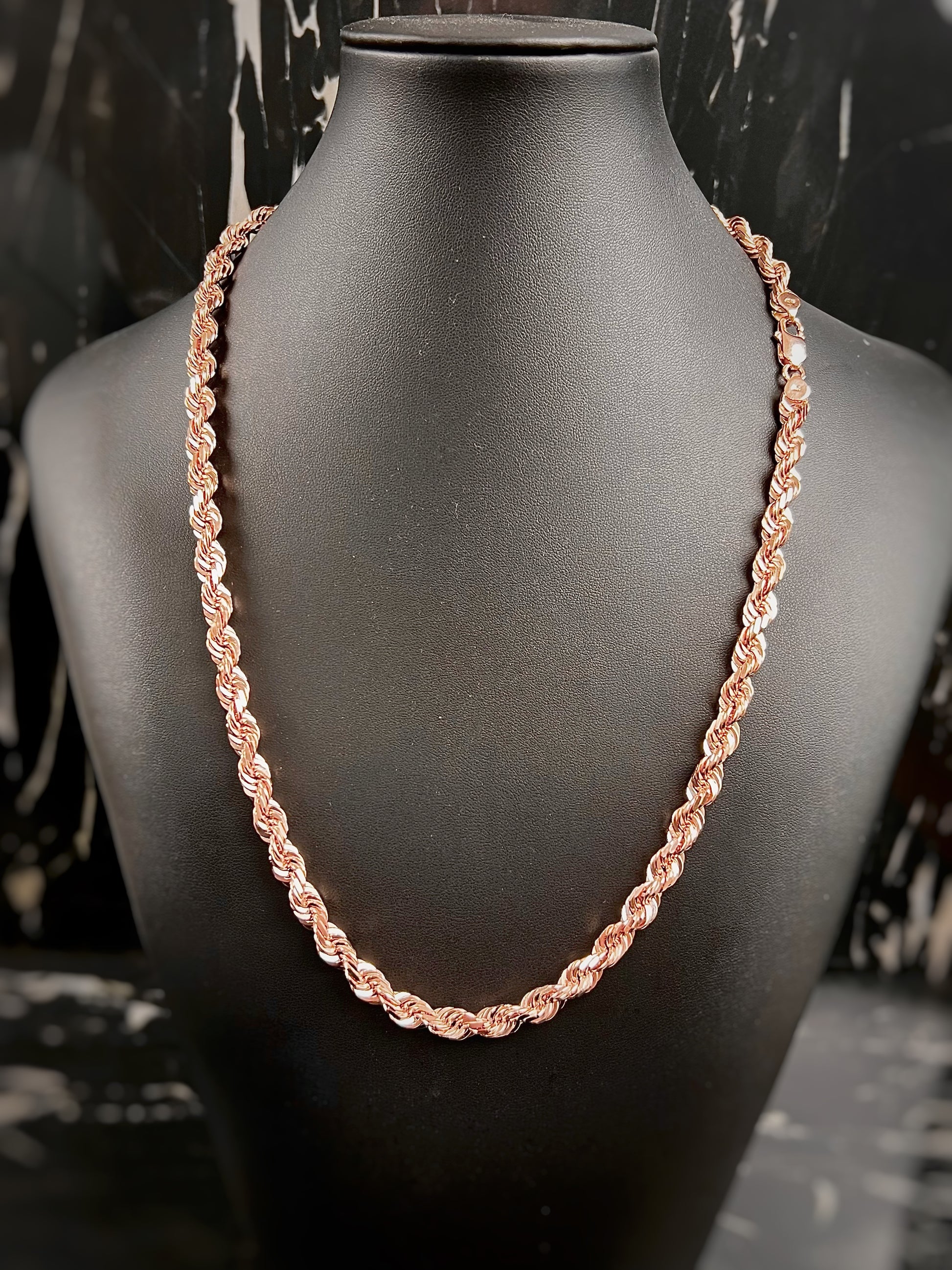 14kt rose gold chain
