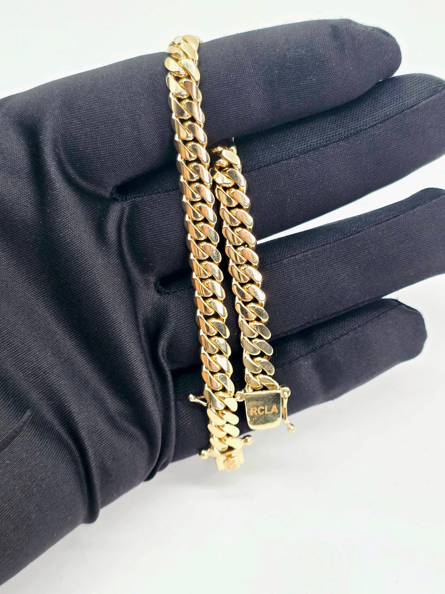 (14KT) Miami Cuban Bracelet | Yellow Gold