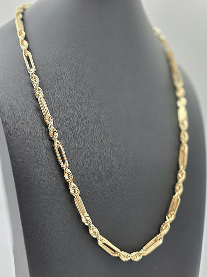 (10KT) 12MM - 20MM: Yellow Gold Milano Chain