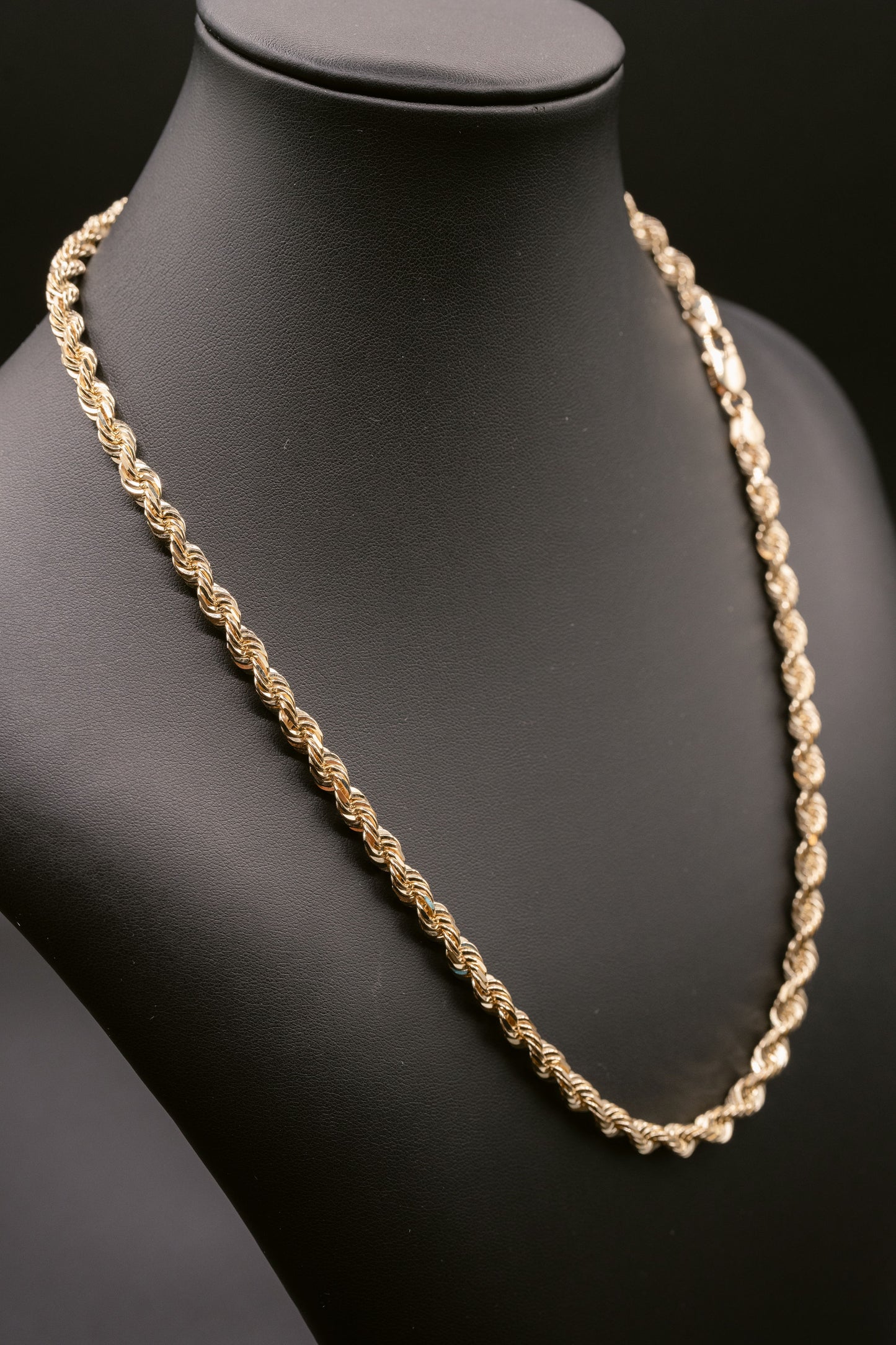 6mm 14k yellow gold chain