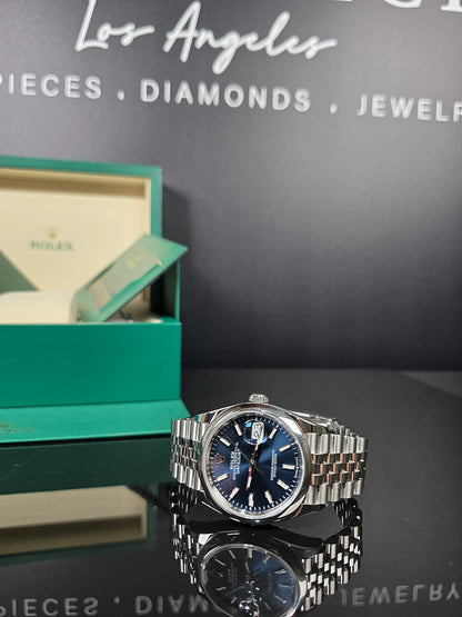 datejust 36 blue dial