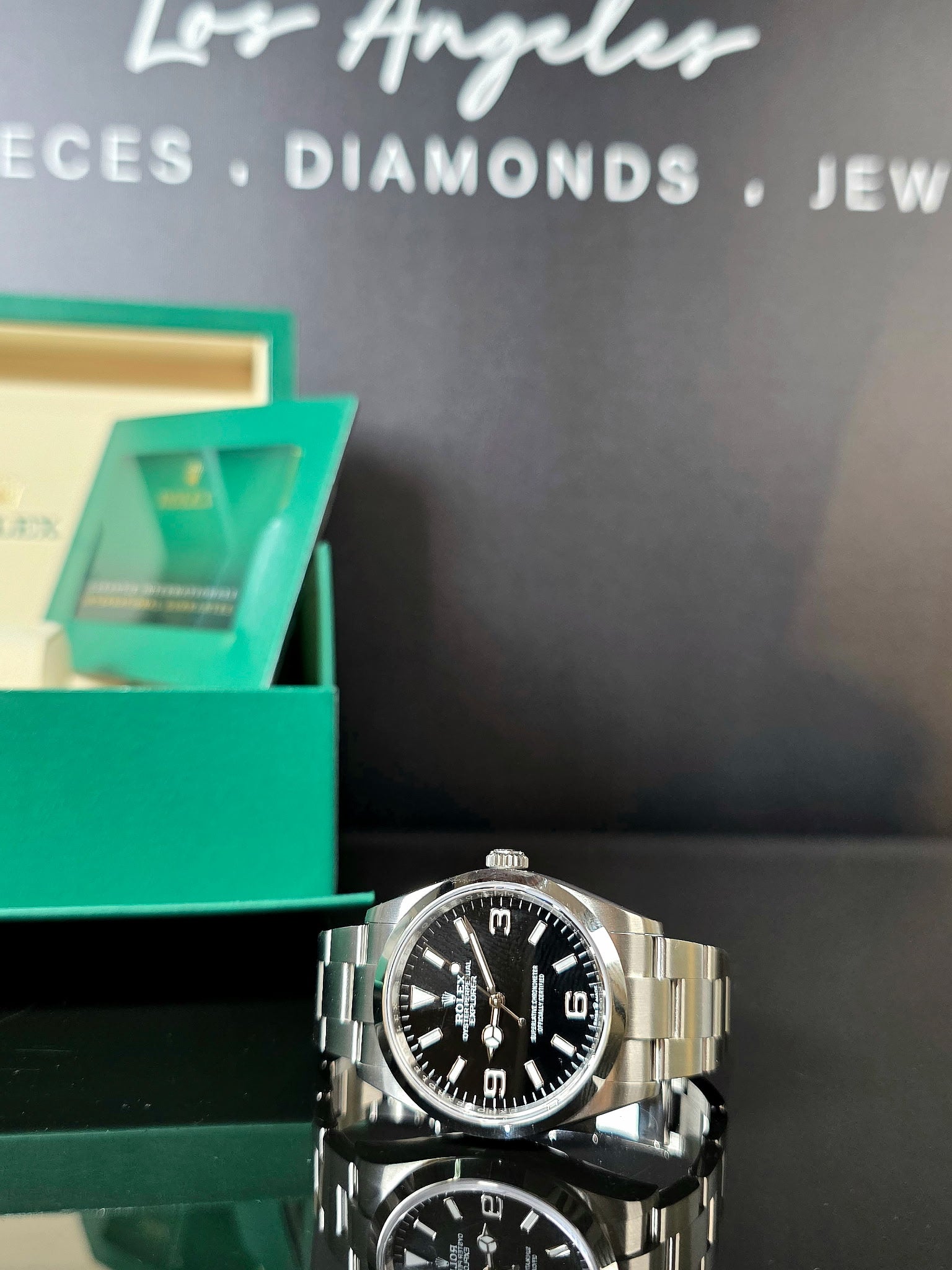 black dial rolex