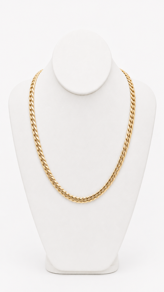 (18KT) Miami Cuban Chain | Yellow Gold