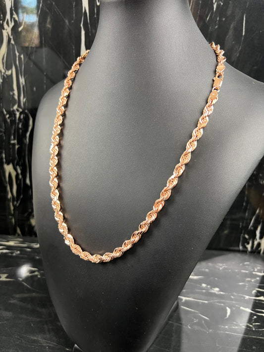 Rose Gold Rope Chain Jewelry 23