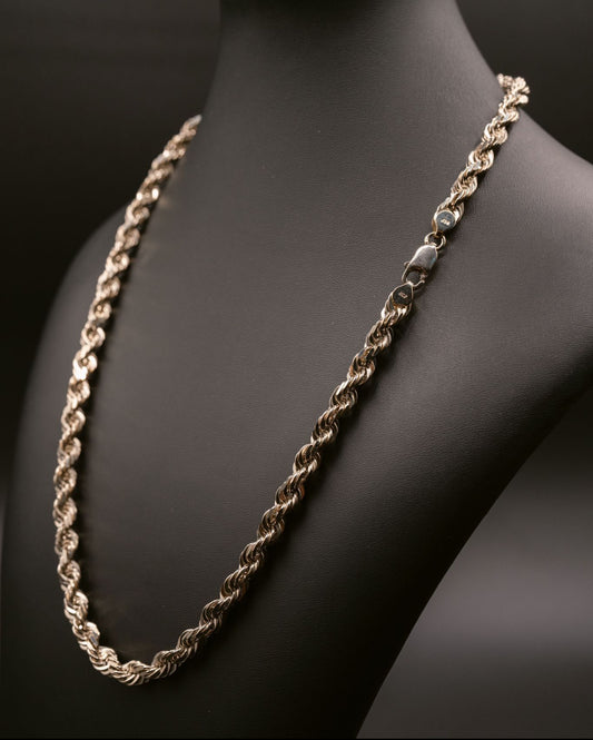 Thick Gold Rope Chain For Man 32