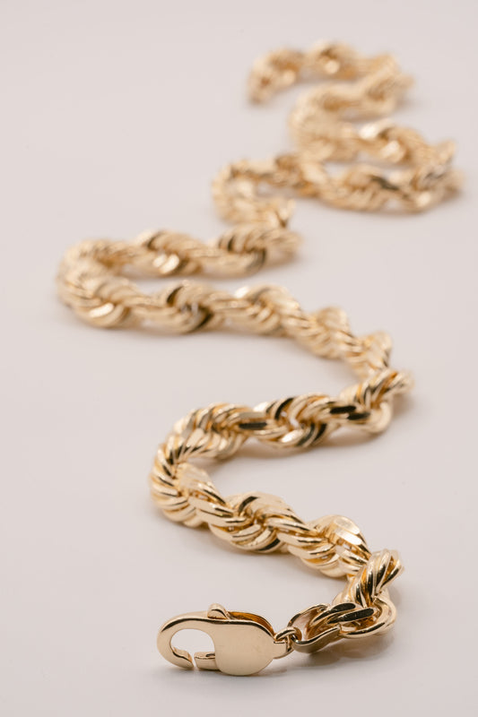 Yellow Gold Rope Chain For Every Occasion 20