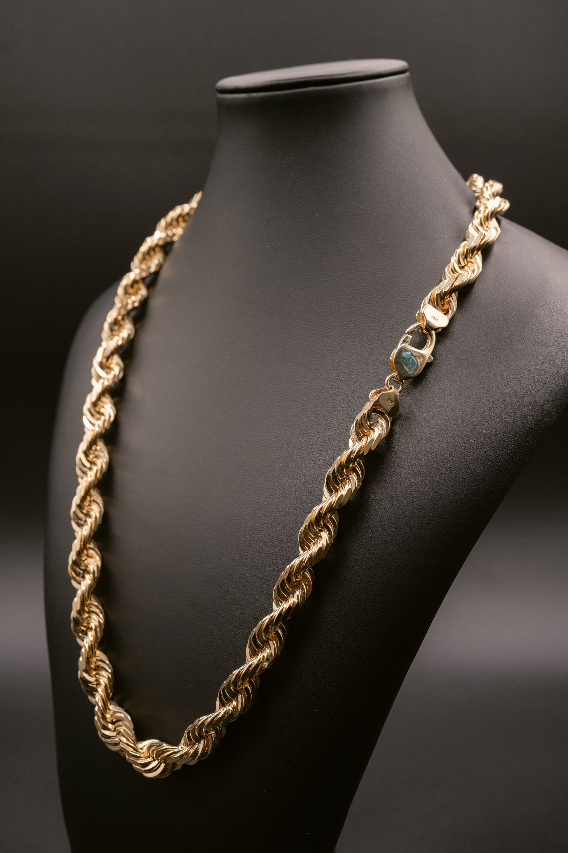 Rope Gold Chain Necklace for Men.