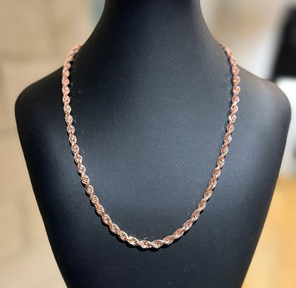 rose gold chain for men